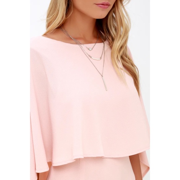 Lulu’s SEXY Backless Cape Wing Bodycon Mini Dress - Picture 5 of 15